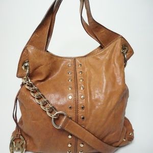 “Uptown Astor” Michael Kors Tortuga Leather Bag